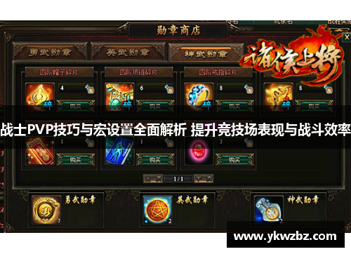 战士PVP技巧与宏设置全面解析 提升竞技场表现与战斗效率